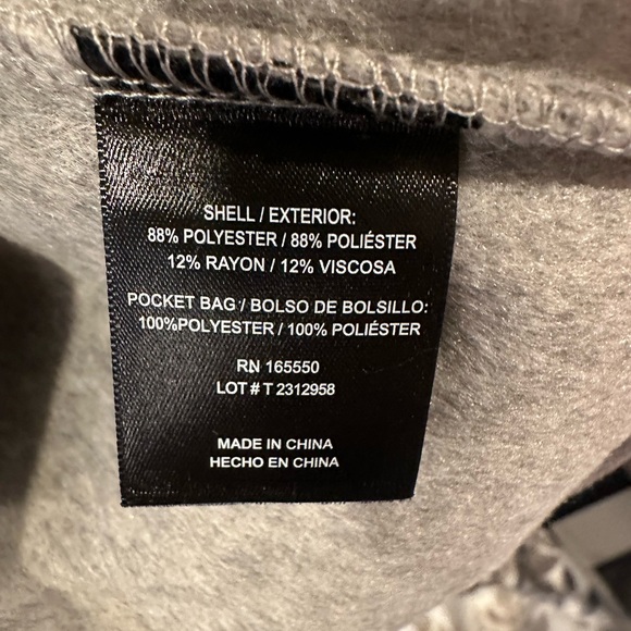 Women's Gray Fleece Jacket - Picture 4 of 8